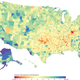 Change in life expectancy at birth, by county. Image: JAMA Internal Medicine.